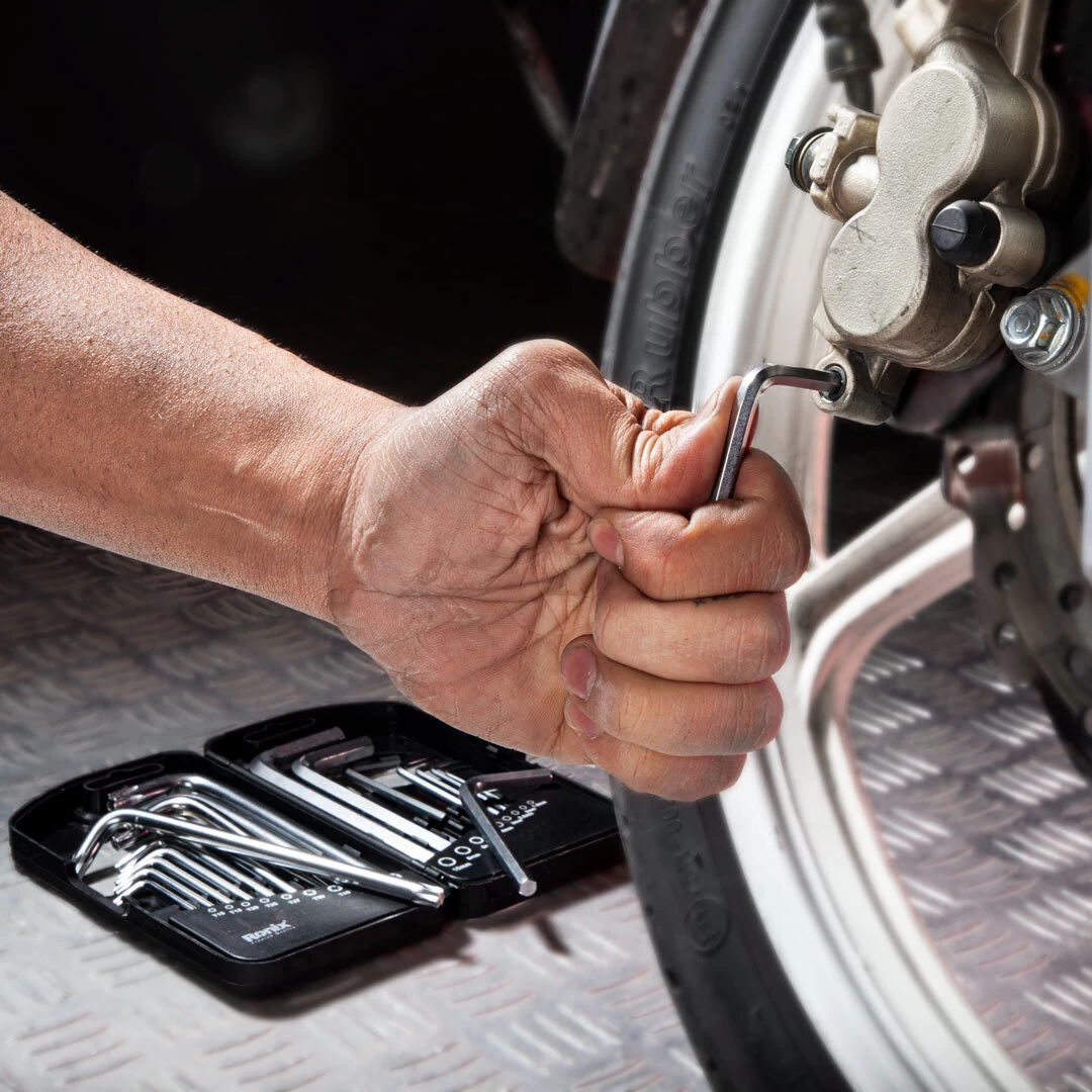 مجموعه ۱۸ عددی آچار آلن بلند ترکیبی Ronix مدل RH-2052